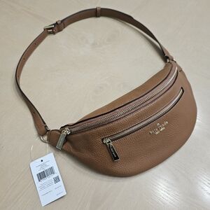 Kate Spade Brown Leather Belt Bag